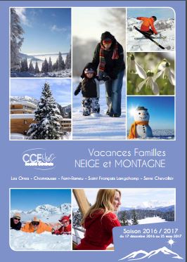 Catalogue CCE Vacances Famille HIVER