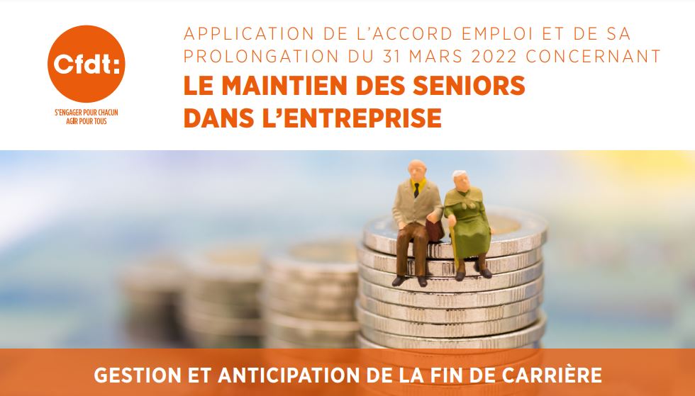 Seniors - Gestion et anticipation de la gestion de fin de carrière - Accord emploi