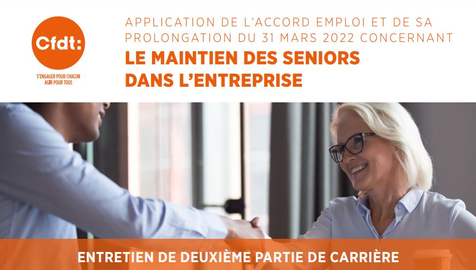 Seniors - Entretien de deuxième partie de carrière - Accord emploi