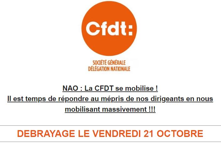 Mobilisation  CFDT