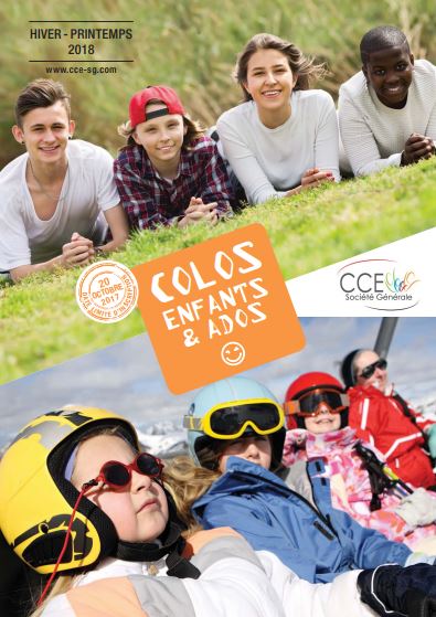 Catalogue CCE colos Hiver / printemps 2018