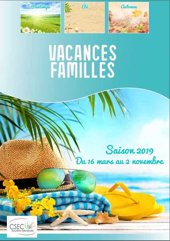Catalogue CSEC Vacances Famille 2019