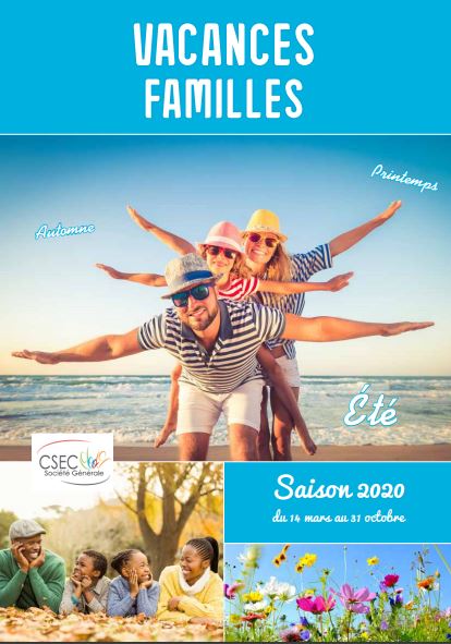 Le catalogue CSEC  Vacances  Famille 2020