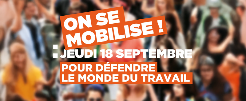 18 septembre 2025 — Grève intersyndicale